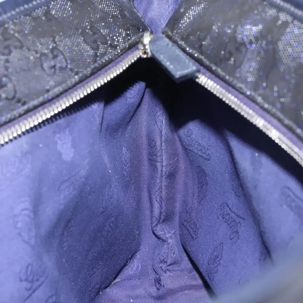 Gucci GG Imprime Coated Canvas Tote Bag Purple